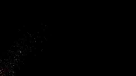 Gold glittering particles bokeh tail transition sparkle background, holiday Stock Footage 333893889