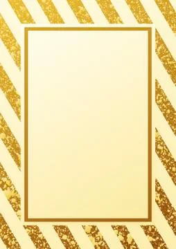 Gold glittering seamless lines pattern on white background Stock Illustration