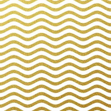 Gold glittering wave background Stock Illustration