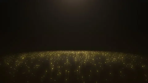 Gold glitters and light effect on stage Stock Footage 165168685