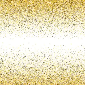 Gold glittery texture. Vector glitter golden background Stock Illustration