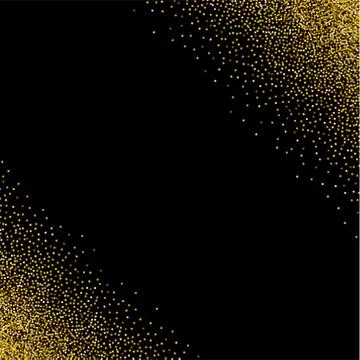 Gold glittery texture. Vector glitter golden background Stock Illustration