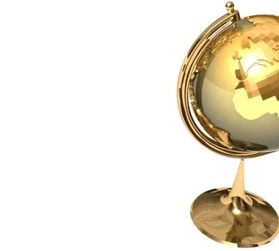 Gold globe Stock Illustration