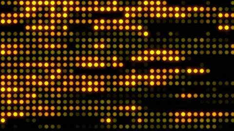 Gold glowing digital dots motion background Stock Footage 163996402