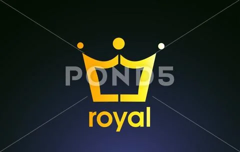 Golden Spade With Crown Logo