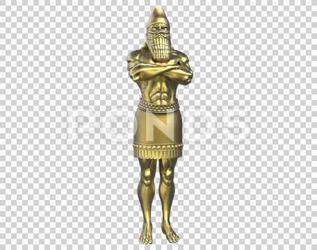 Gold Golden Statue Dream Nebuchadnezzar Daniel PNG Transparent ...