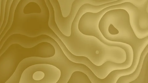 Gold gradient abstract background with wavy layered and golden patterns Stock Footage 287229136