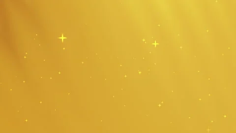 Gold gradient background with scattered yellow stars for festive designs Stock Footage 283601477