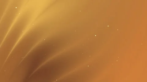 Gold gradient background with soft light streaks and delicate white dots Stock Footage 285212537