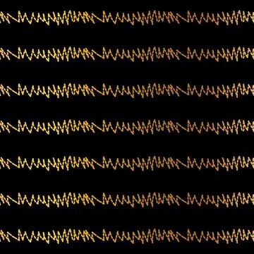 Gold Gradient Grunge Seamless Pattern Noisy Lines Illustrazione stock