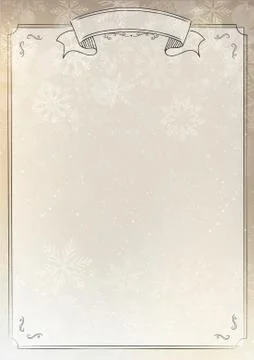 Gold gradient paper winter background Stock Illustration