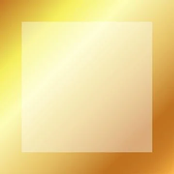 Gold Gradient Square Banner Background Stock Illustration