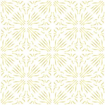 Gold gradient stroke pattern with white background Stock Illustration