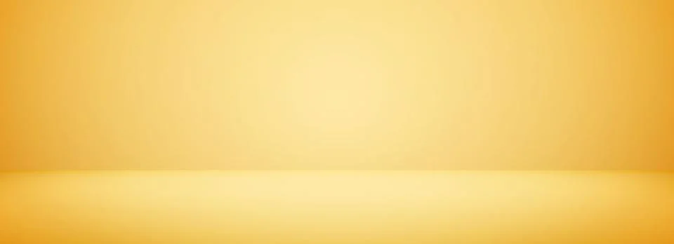 Gold gradient studio room design. Bright yellow podium concept wallpaper. Gold Stock Illustration