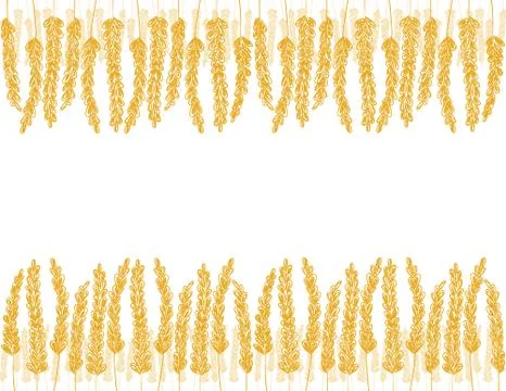 Gold grain seamless background Stock Illustration