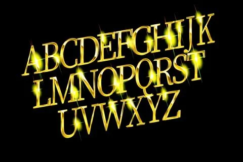 Gold Grand Opening text effect. Stock Illustration