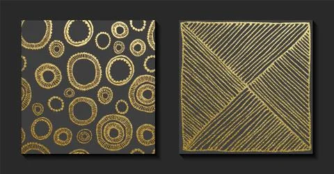 Gold grunge texture to create distressed effect. Illustration