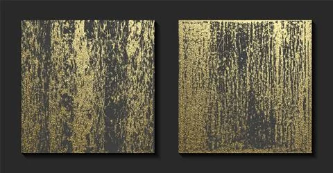 Gold grunge texture to create distressed effect. Illustration
