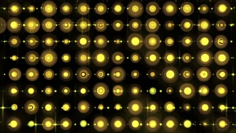 Gold Halftone Lights Pattern Abstract Background Stock-Footage 194743050