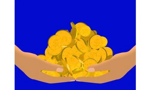Gold Haul (Vector) Stock Illustration