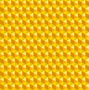 Gold Hexagon Pattern Texture Vector Stock Illustration
