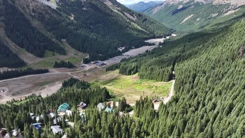 Gold Hill Rd E, Crystal Mountain Stock Footage 317955523