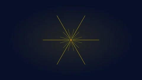 Gold ice crystal for frost pattern visuals. Professional holiday motion graphic Stock Footage 342624655
