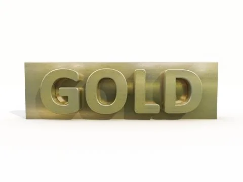 Gold icon Stock Illustration