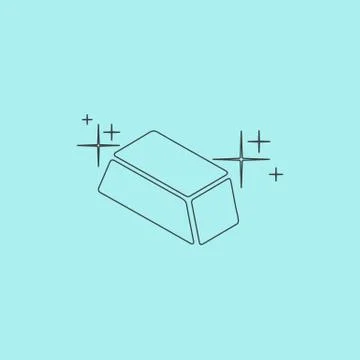 Gold icon Stock Illustration