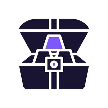Gold icon solid purple black business symbol illustration. 스톡 일러스트