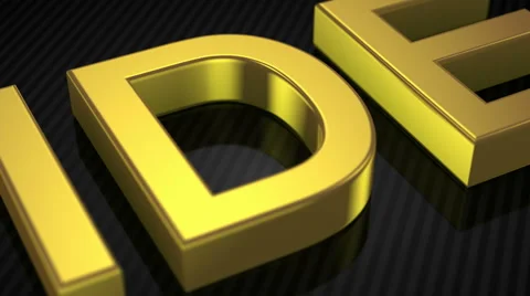 Gold Idea Stock Footage 42468696