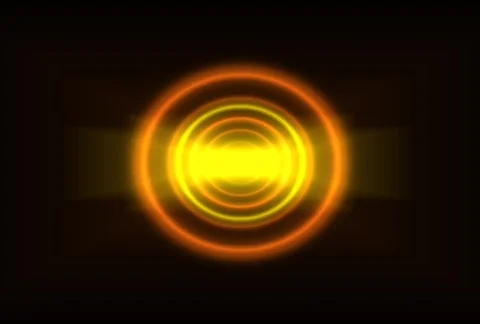 Gold impulse element t4013D Stock Footage 378549