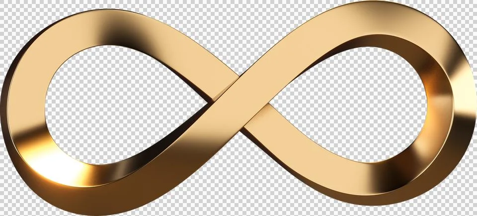 Gold infinity Stock Photos