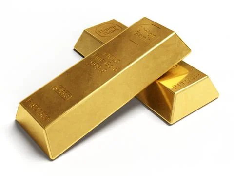 Gold ingots pyramid Stock Illustration
