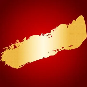 Gold Ink on Red Seamless Pattern Background Illustrazione stock