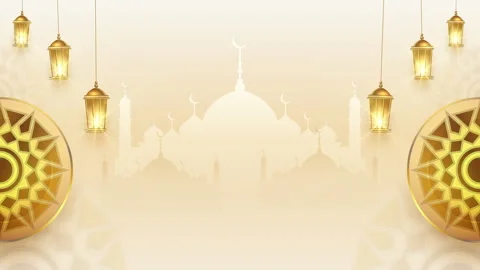 Gold Islamic Background Stock-Footage 268709093