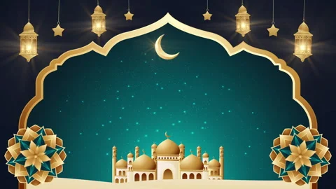 Gold Islamic Background Stock Footage 269215411