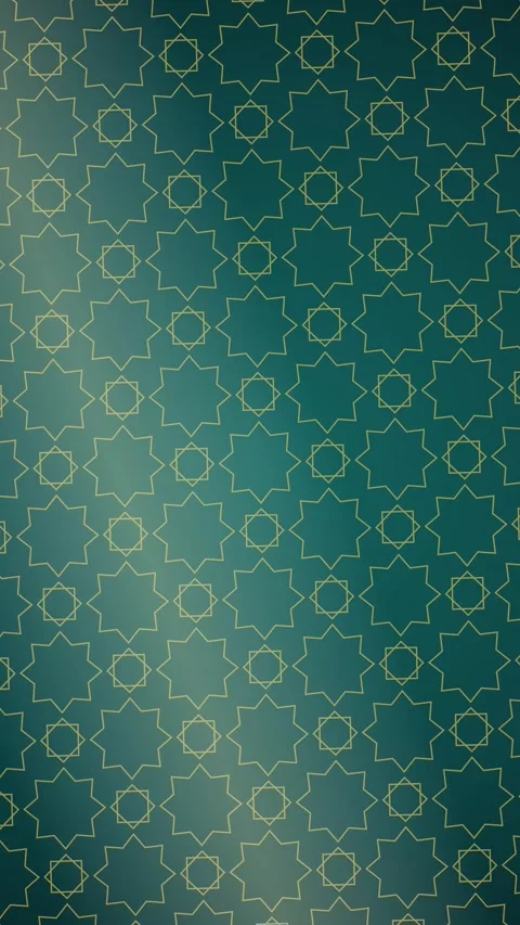 Gold Islamic geometric pattern background loop for Eid stories Stock Footage 348617795