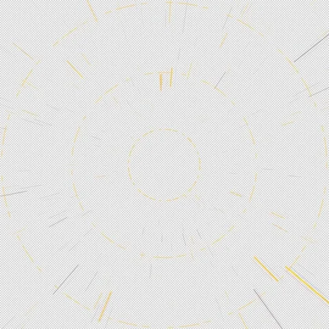 Gold Isometric Data Infrastructure Grid 1:1 Stock Footage 331149170