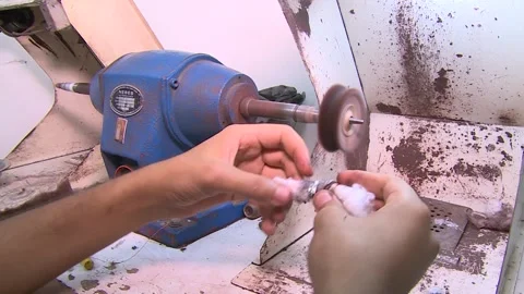 Gold Jewelry Making Video stock 259500538
