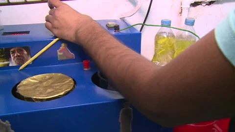 Gold Jewelry Making Video stock 259500546