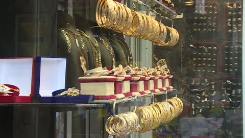 Gold Jewelry Making Video stock 259500829
