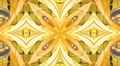Gold kaleidoscope background, loop HD Footage
