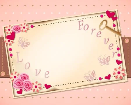 Gold key card Stock Illustration