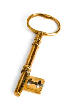 Gold key Stock Photos