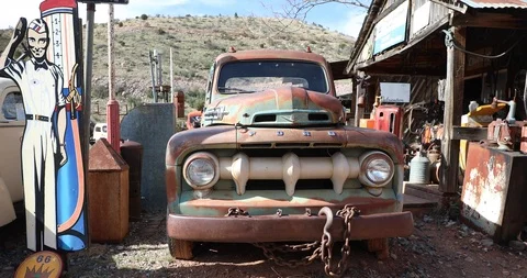 The Gold King Mine and Ghost Town in Jerome, Arizona Vídeos de archivo 112732734