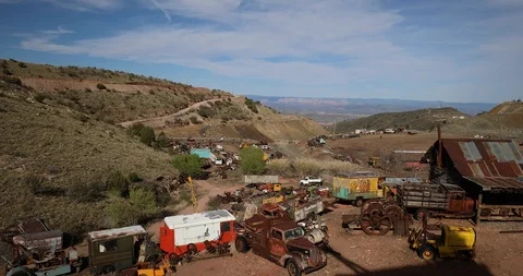 The Gold King Mine and Ghost Town in Jerome, Arizona Stock Footage 112755200