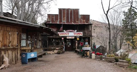 The Gold King Mine and Ghost Town in Jerome, Arizona, USA Stock Footage 146198280