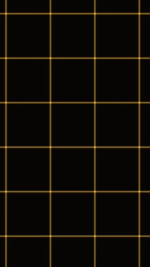 Gold lattice grid pattern glows against black background Stock-Footage 329291507