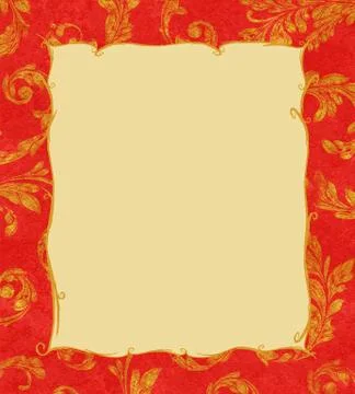 Gold laurel leaves background texture Illustrazione stock